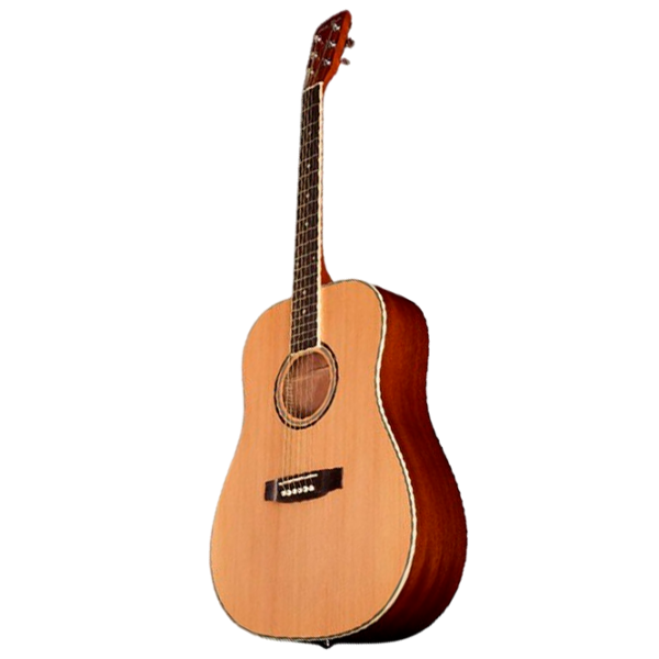 Chitară acustică Flame D120 LH 4/4, Dreadnought, Natural photo 1