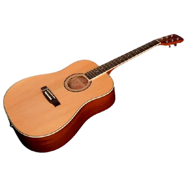 Chitară acustică Flame D120 LH 4/4, Dreadnought, Natural photo 4