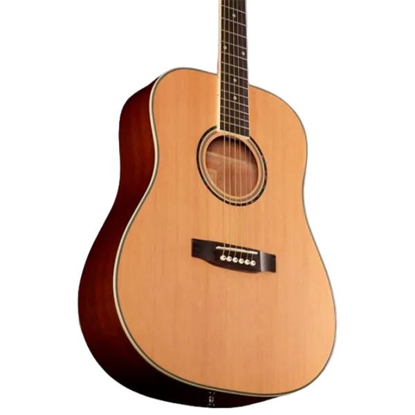 Chitară acustică Flame D120 LH 4/4, Dreadnought, Natural photo 5