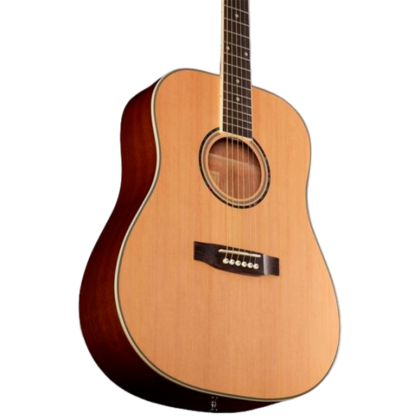 Chitară acustică Flame D120 LH 4/4, Dreadnought, Natural photo 5
