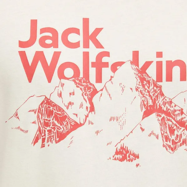 Tricou pentru bărbați Jack Wolfskin Bergblick T M 100% bumbac / Beige photo 4 Tricou pentru bărbați Jack Wolfskin Bergblick T M 100% bumbac / Beige photo 4