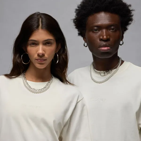 Футболка для мужчин Nike M Air Jordan Wordmark 85 100% хлопок / Бежевый photo 4