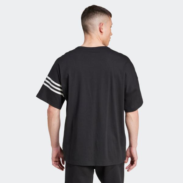Tricou pentru bărbați Adidas Neuclassic Tee 100% bumbac / Black photo 3