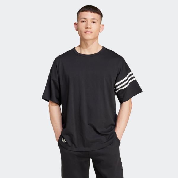 Tricou pentru bărbați Adidas Neuclassic Tee 100% bumbac / Black photo 2