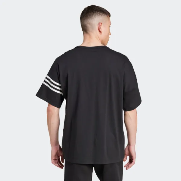 Tricou pentru bărbați Adidas Neuclassic Tee 100% bumbac / Black photo 3