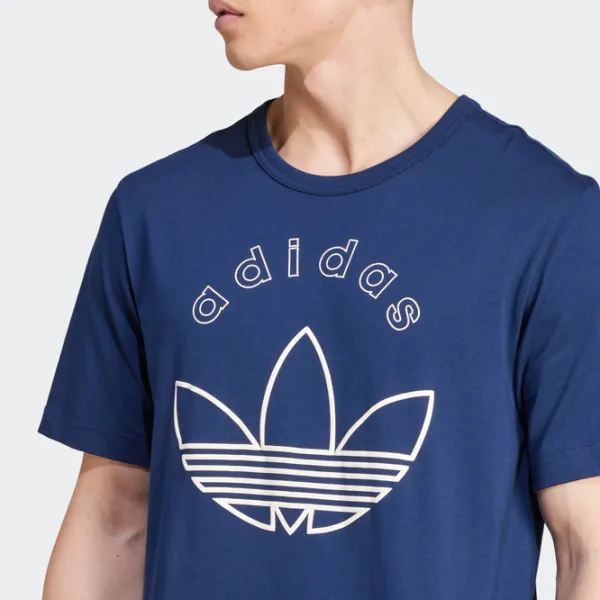 Футболка для мужчин Adidas Graphic Tee 100% хлопок / Синий photo 5