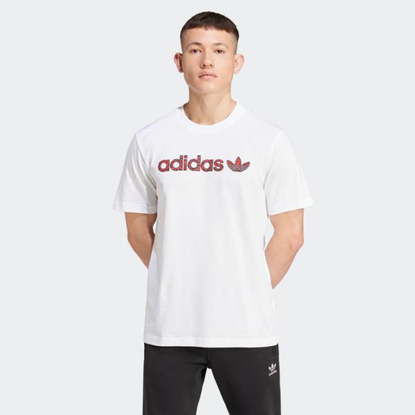 Футболка для мужчин Adidas Graphic Tee 100% хлопок / Белый photo 2