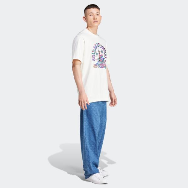 Tricou pentru bărbați Nike Tie-Dyed Short Sleeve 100% bumbac / White photo 4