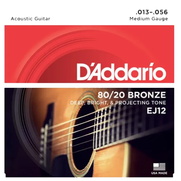 Coardă D'Addario EJ12  Silver / Bronz photo 1