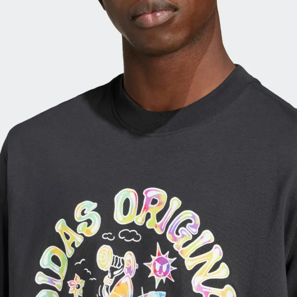 Tricou pentru bărbați Nike Tie-Dyed Short Sleeve 100% bumbac / Black photo 4