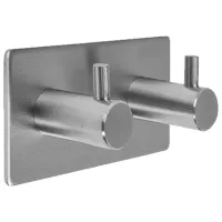 Cuier de baie Fala Steely Oțel