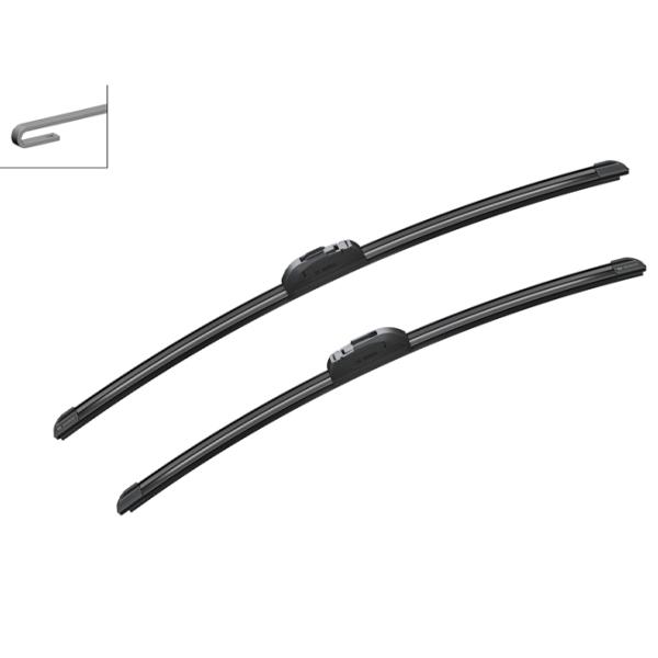 Стеклоочиститель Передние BYD 2005 - 2018 (AR997S) Bosch / 24" + 22" / 600 мм + 550 мм photo 4