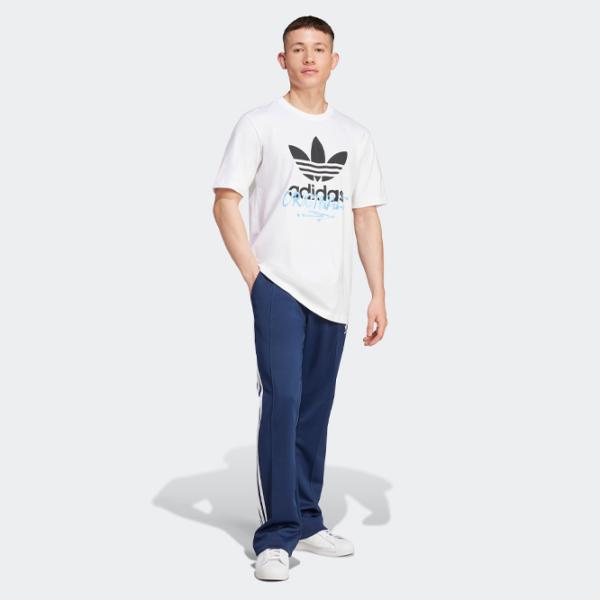 Tricou pentru bărbați Adidas Training Supply Street Tee 1 100% bumbac / White photo 3