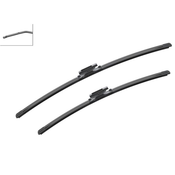 Стеклоочиститель Передние Renault 2004 - 2010 (A117S) Bosch / 26" + 22" / 650 мм + 550 мм photo 3