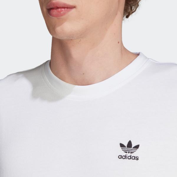 Tricou pentru bărbați Adidas Back+Front Trefoil Tee 100% bumbac / White photo 5