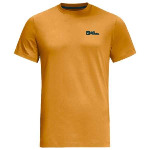 Tricou pentru bărbați Jack Wolfskin Essential T M 100% bumbac / Yellow photo 1