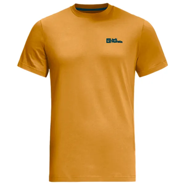 Футболка для мужчин Jack Wolfskin Essential T M 100% хлопок / Желтый photo 1
