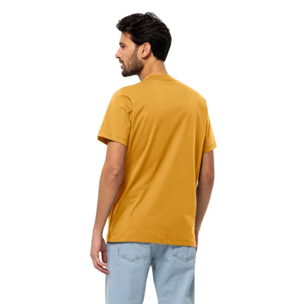 Футболка для мужчин Jack Wolfskin Essential T M 100% хлопок / Желтый photo 3
