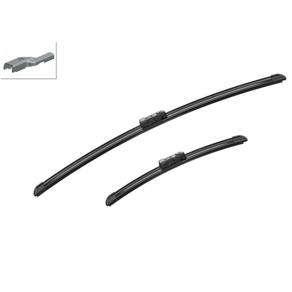 Стеклоочиститель Передние Abarth 2007 - 2022 (A299S) Bosch / 24" + 14" / 600 мм + 340 мм photo 5