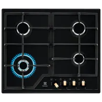 Газовая варочная панель Electrolux KGS6436RK Эмалированная сталь / Черный