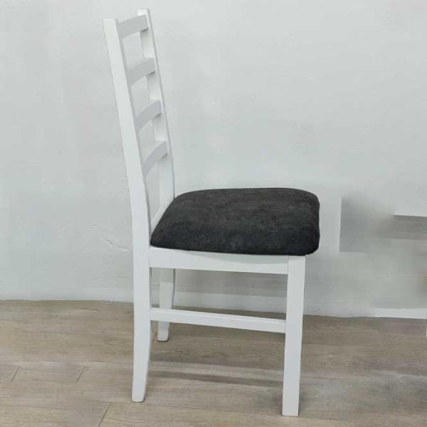 Scaun de bucătărie Drewmix Nilo 8 24B Stofă/ White Gray photo 2 Scaun de bucătărie Drewmix Nilo 8 24B Stofă/ White Gray photo 2