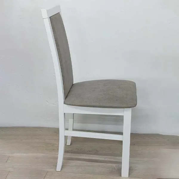 Scaun de bucătărie Drewmix Nilo 6 3B Stofă/ White Gray photo 3 Scaun de bucătărie Drewmix Nilo 6 3B Stofă/ White Gray photo 3