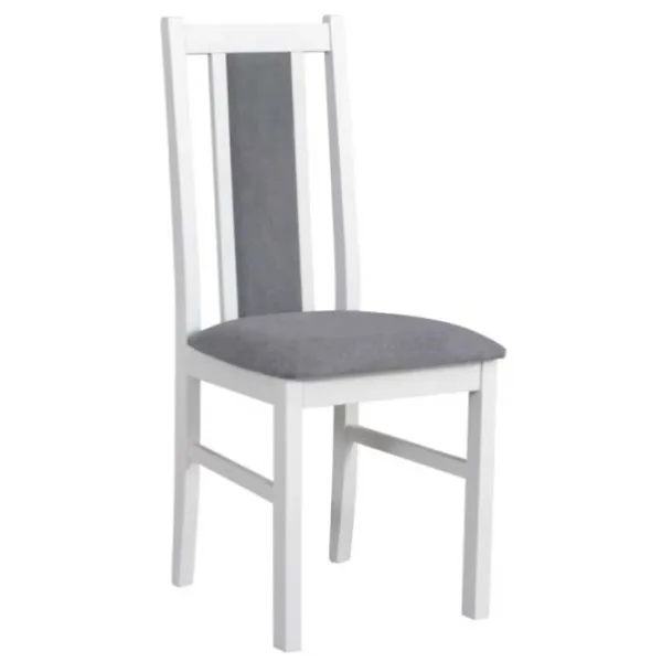 Кухонный стул Drewmix Bos 14 20B Ткань/ Белый  photo 1 Кухонный стул Drewmix Bos 14 20B Ткань/ Белый  photo 1