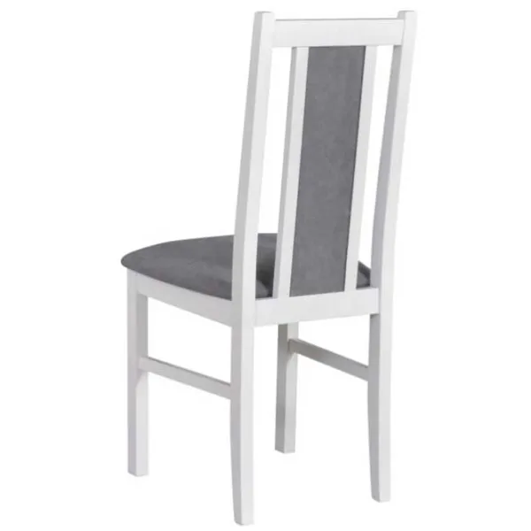 Кухонный стул Drewmix Bos 14 20B Ткань/ Белый  photo 2 Кухонный стул Drewmix Bos 14 20B Ткань/ Белый  photo 2
