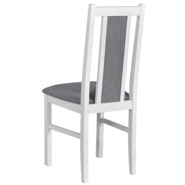Кухонный стул Drewmix Bos 14 20B Ткань/ Белый  photo 2 Кухонный стул Drewmix Bos 14 20B Ткань/ Белый  photo 2