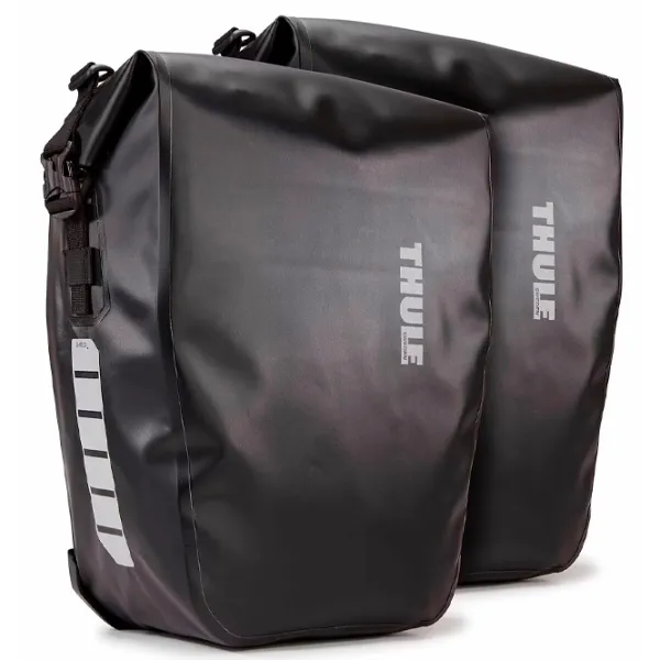  Geantă pentru bicicletă THULE Shield Pannier Black White photo 4