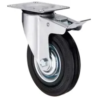 Колесо Vorel VOR87325 160 мм / Поворотное / тележек