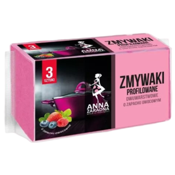 Губка Anna Zaradna AZ8-PG-1367 Количество в наборе - 3 photo 1