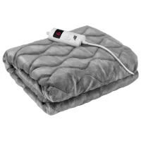 Электрическое одеяло Malatec 8817  85 Вт / Флис / Серый