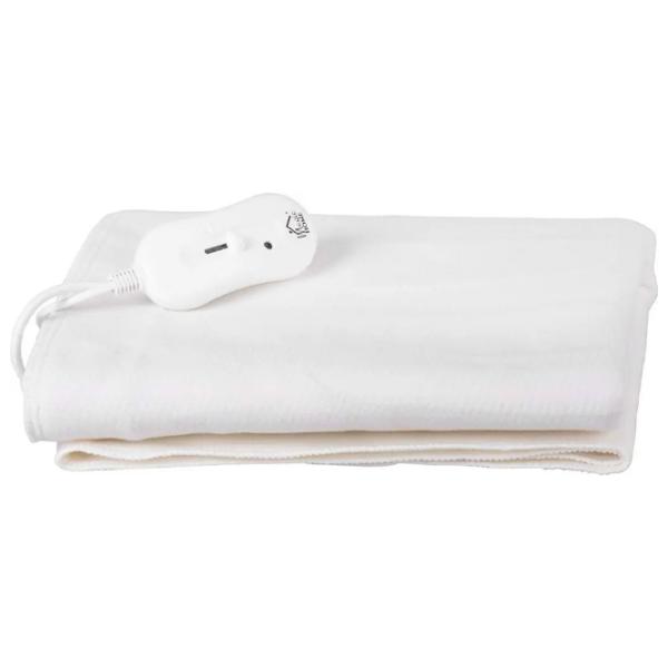 Pătură electrică MagicHome 2211833  60 W / Flis / White photo 1