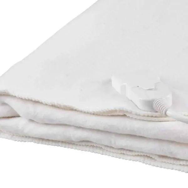 Pătură electrică MagicHome 2211833  60 W / Flis / White photo 2