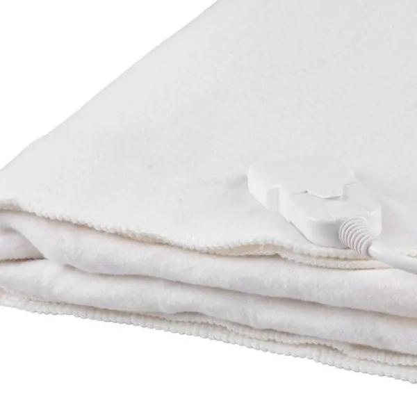 Pătură electrică MagicHome 2211833  60 W / Flis / White photo 2