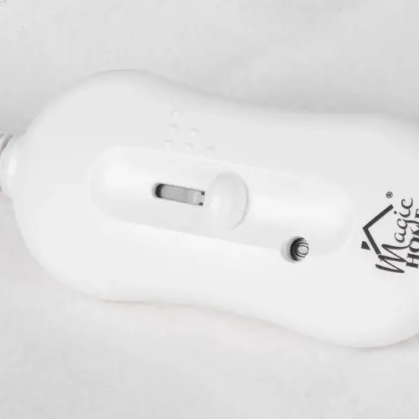 Pătură electrică MagicHome 2211833  60 W / Flis / White photo 4