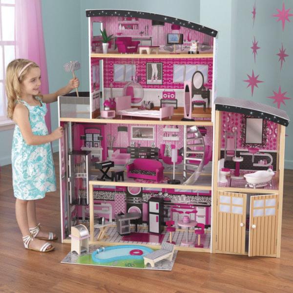 Căsuță pentru păpuși KidKraft Sparkle Mansion 65826 Căsuță / 3+ photo 2