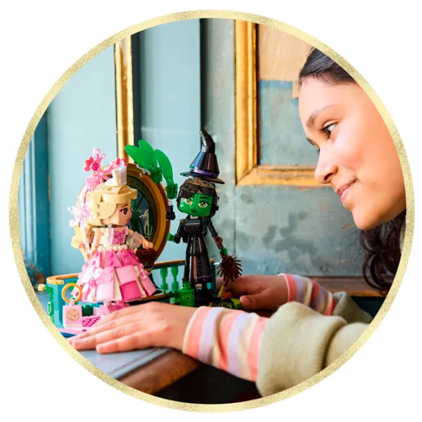 Constructor LEGO Elphaba & Glinda Figures Clasic/ Pink photo 4