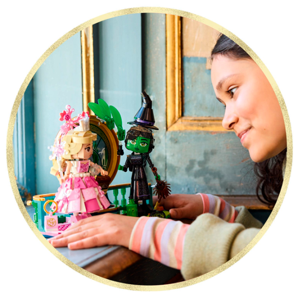 Constructor LEGO Elphaba & Glinda Figures Clasic/ Pink photo 4