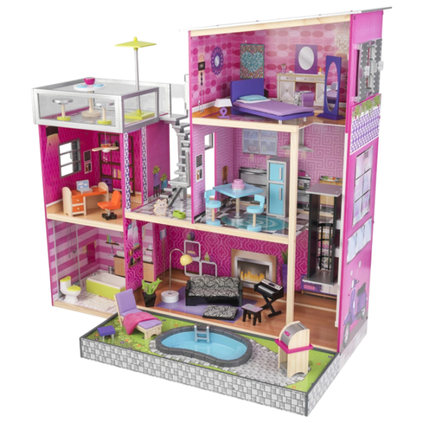 Căsuță pentru păpuși KidKraft Uptown 65833-MSN Căsuță / 3+ photo 1