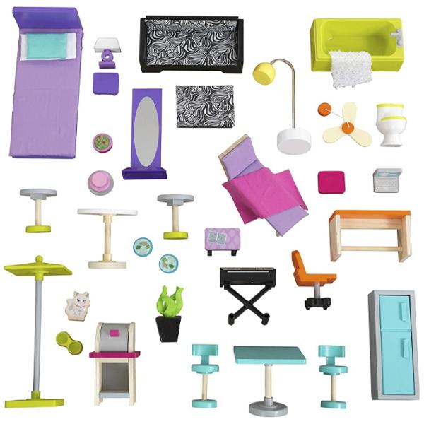Căsuță pentru păpuși KidKraft Uptown 65833-MSN Căsuță / 3+ photo 8