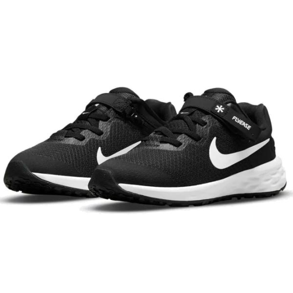Кроссовки для мальчиков Nike Revolution 6 Flyease Nn (Ps) Весна - лето / Черный photo 1