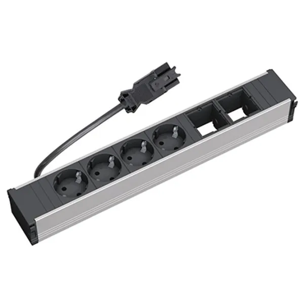 Priză modulară BACHMANN Coni 220 - 240 V / Type-F / Black photo 1