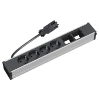 Модульная розетка BACHMANN Coni 220 - 240 В / Type-F / Черный