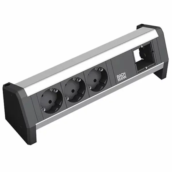 Priză modulară BACHMANN 902.000 220 - 240 V / Type-F / Black photo 1