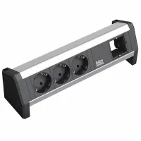 Модульная розетка BACHMANN 902.000 220 - 240 В / Type-F / Черный