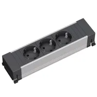 Модульная розетка BACHMANN 317.100 220 - 240 В / Type-F / Черный