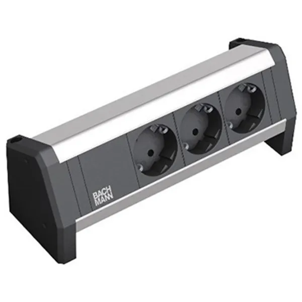 Priză modulară BACHMANN 339.1002  220 - 240 V / Type-F / Black photo 1