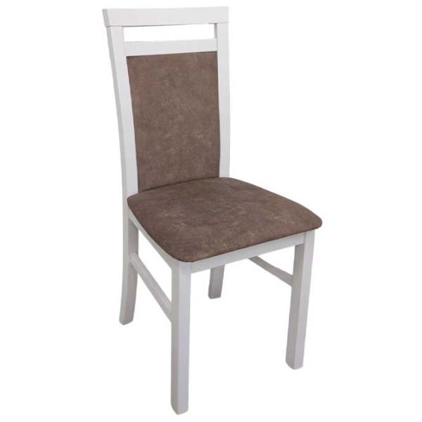 Scaun de bucătărie Drewmix Milano 5 25B Stofă/ White  photo 1 Scaun de bucătărie Drewmix Milano 5 25B Stofă/ White  photo 1